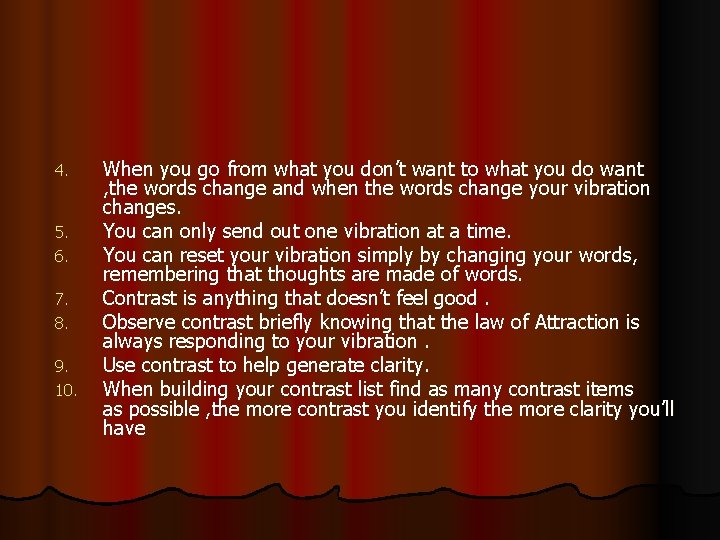 4. 5. 6. 7. 8. 9. 10. When you go from what you don’t