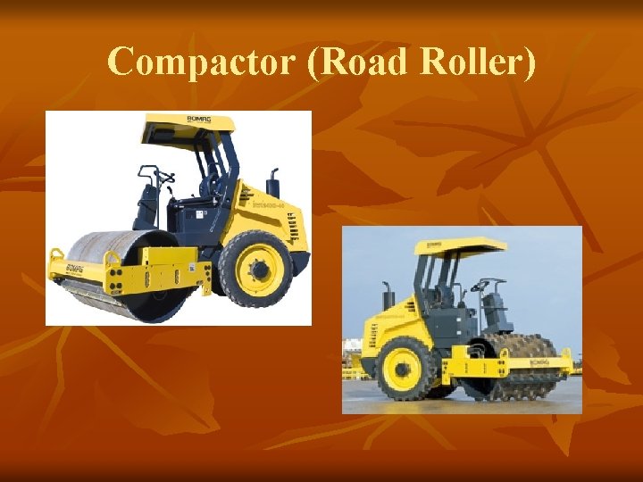 Compactor (Road Roller) 