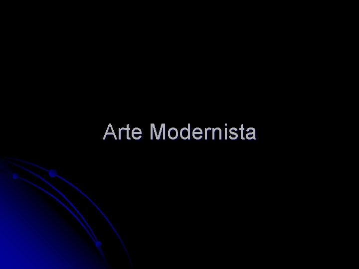 Arte Modernista 