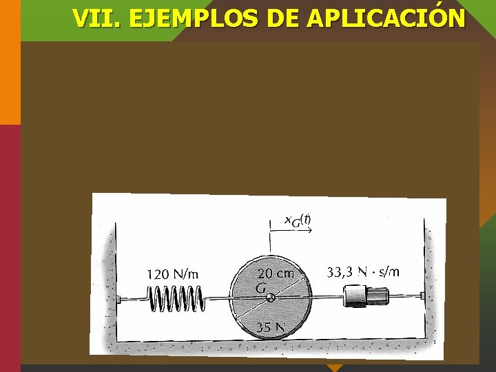 VII. EJEMPLOS DE APLICACIÓN 