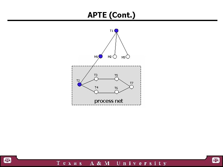 APTE (Cont. ) T 1 M 1 T 3 M 2 M 3 T