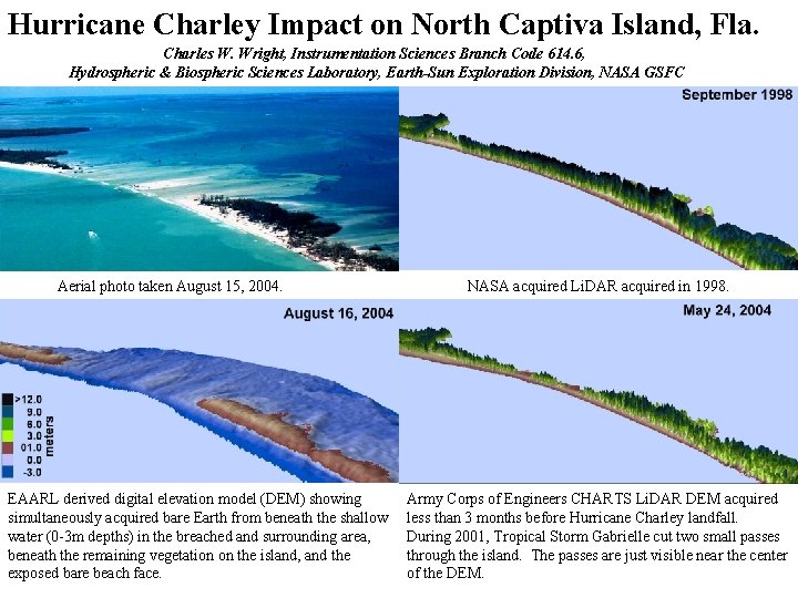 Hurricane Charley Impact on North Captiva Island, Fla. Charles W. Wright, Instrumentation Sciences Branch
