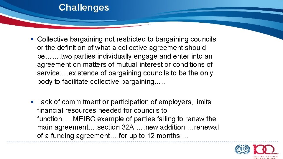Challenges for Bargaining Councils in Advancing Centralised Collective