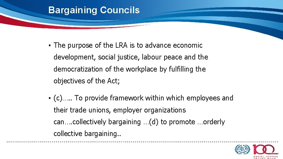 Challenges for Bargaining Councils in Advancing Centralised Collective
