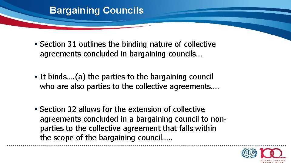 Challenges for Bargaining Councils in Advancing Centralised Collective