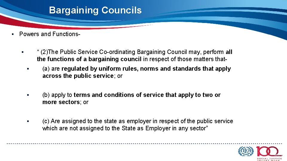 Challenges for Bargaining Councils in Advancing Centralised Collective