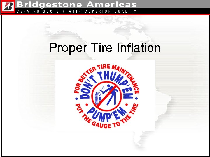 Proper Tire Inflation 