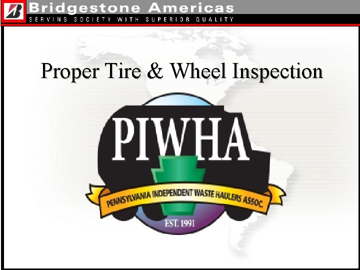 Proper Tire & Wheel Inspection 
