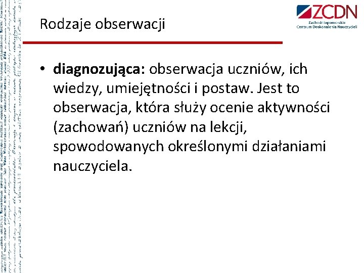 Obserwacja zaj prowadzonych w szkole Nadzr pedagogiczny Dyrektora