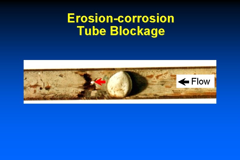 Erosion-corrosion Tube Blockage Flow 