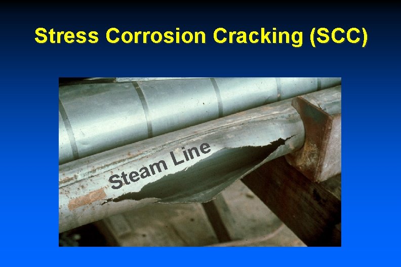 Stress Corrosion Cracking (SCC) S m a te e n i L 