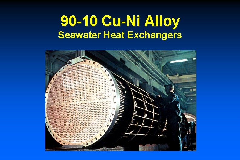 90 -10 Cu-Ni Alloy Seawater Heat Exchangers 
