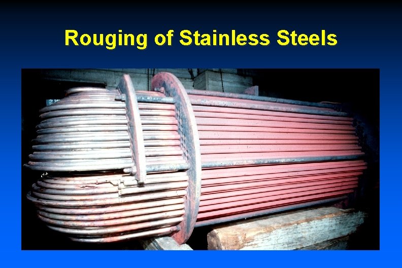 Rouging of Stainless Steels 