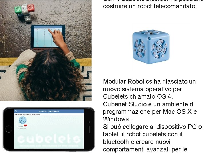 Con il Cubeets bluetooth è possibile costruire un robot telecomandato Modular Robotics ha rilasciato