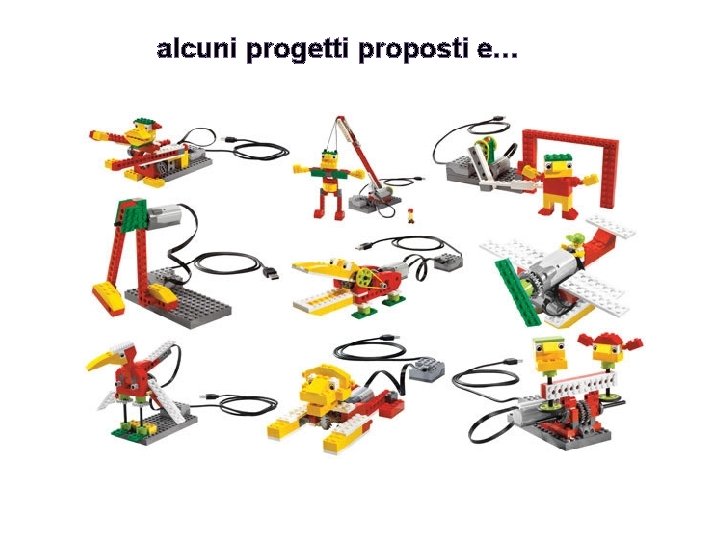 alcuni progetti proposti e… 