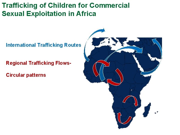 Trafficking of Children for Commercial Sexual Exploitation in Africa International Trafficking Routes Regional Trafficking