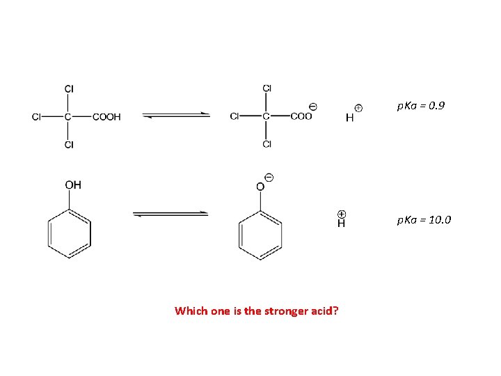 p. Ka = 0. 9 p. Ka = 10. 0 Which one is the p. Ka = 0. 9 p. Ka = 10. 0 Which one is the
