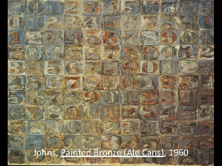 Johns, Painted Bronze (Ale Cans), 1960 