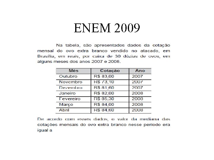 ENEM 2009 