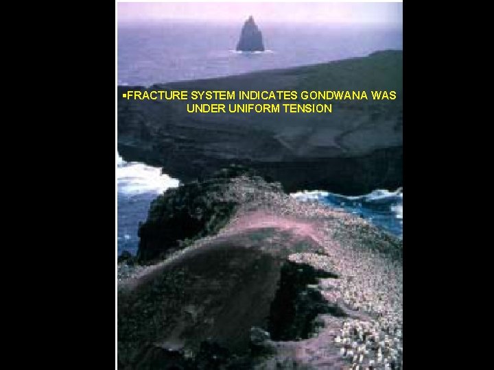 §FRACTURE SYSTEM INDICATES GONDWANA WAS UNDER UNIFORM TENSION 