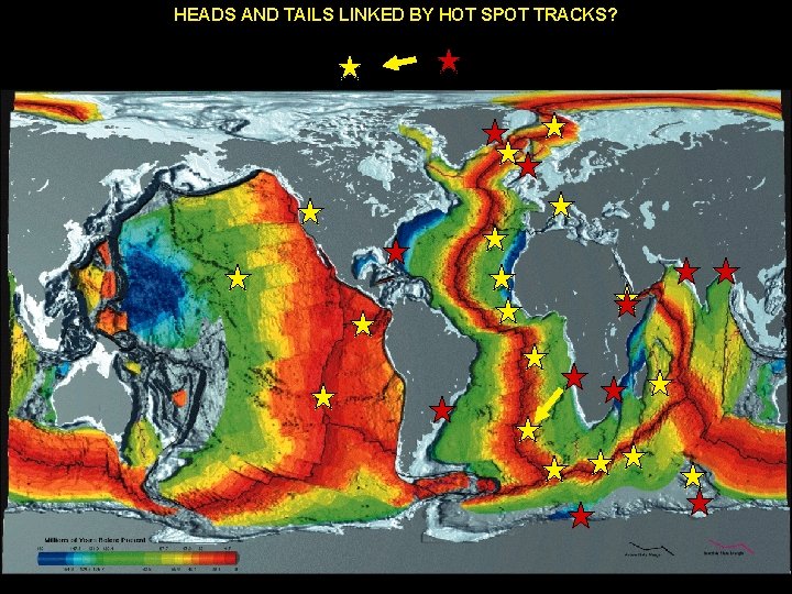 HEADS AND TAILS LINKED BY HOT SPOT TRACKS? 