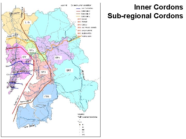 Inner Cordons Sub-regional Cordons 
