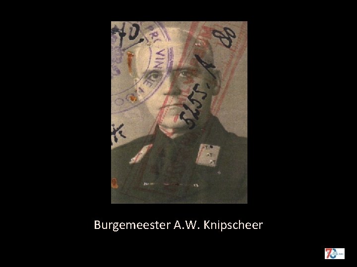 Burgemeester A. W. Knipscheer 