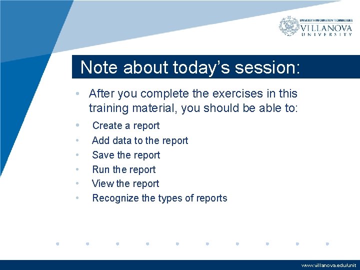 Note about today’s session: • After you complete the exercises in this training material, Note about today’s session: • After you complete the exercises in this training material,