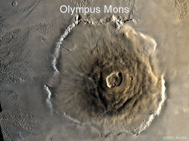 Olympus Mons NSSDC/NASA 