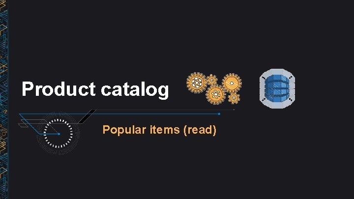Product catalog Popular items (read) 