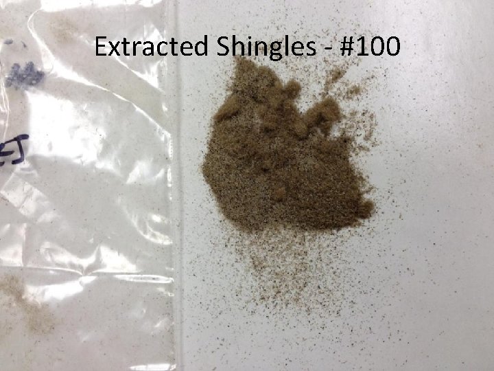 Extracted Shingles - #100 