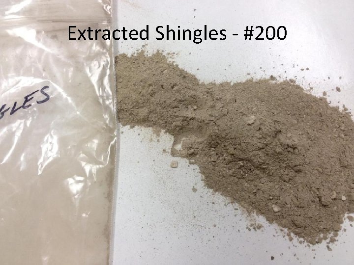 Extracted Shingles - #200 