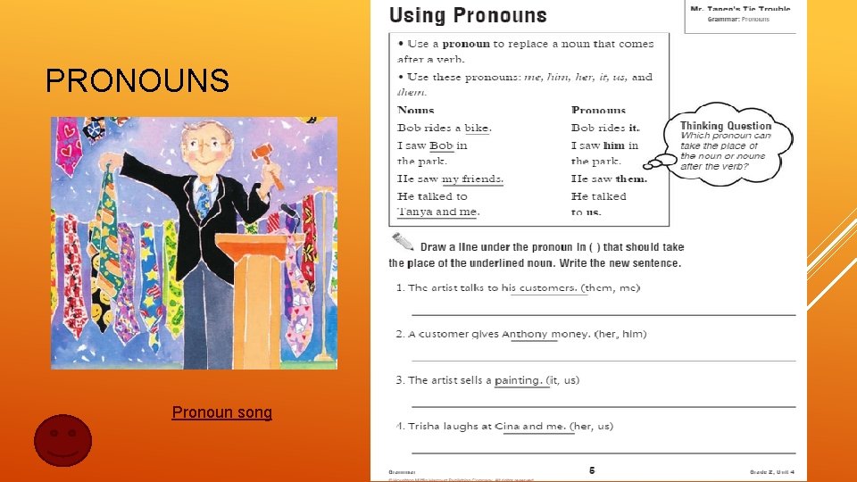PRONOUNS Pronoun song 