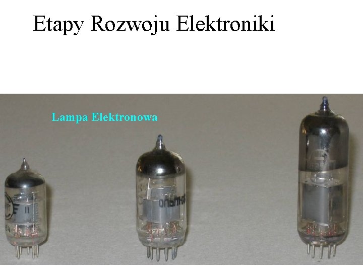 Etapy Rozwoju Elektroniki Lampa Elektronowa 