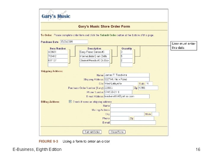 E-Business, Eighth Edition 16 