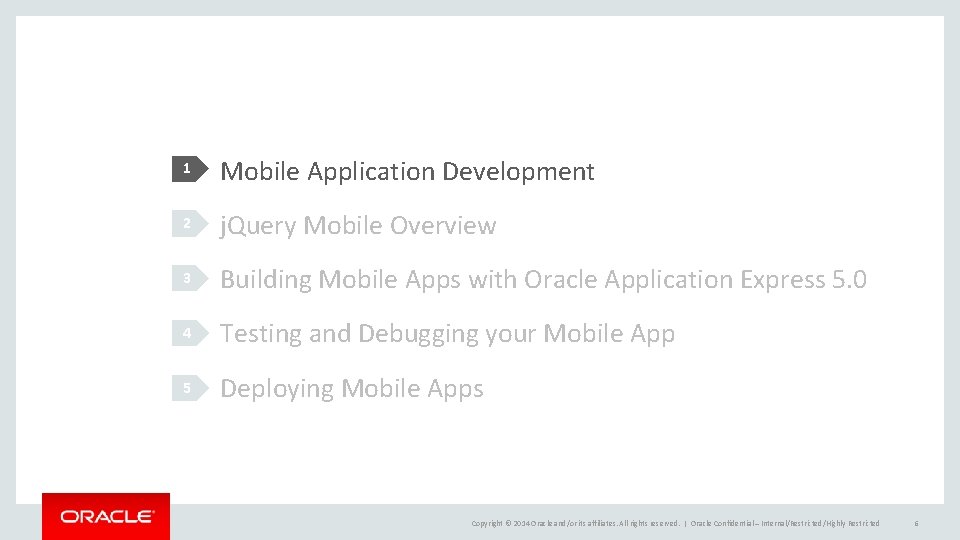 1 Mobile Application Development 2 j. Query Mobile Overview 3 Building Mobile Apps with