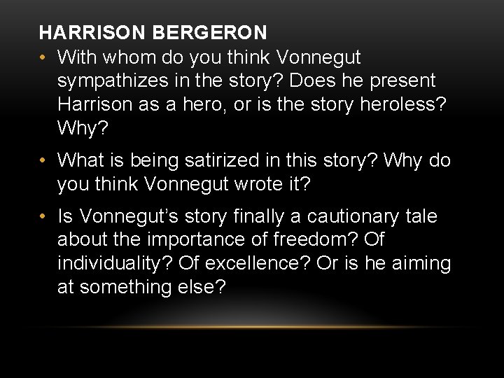 HARRISON BERGERON INB page 62 Equality Reflective Writing