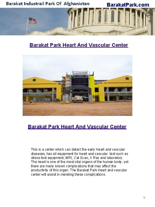 Barakat Industrail Park Of Afghanistan Barakat. Park. com Barakat Park Heart And Vascular Center
