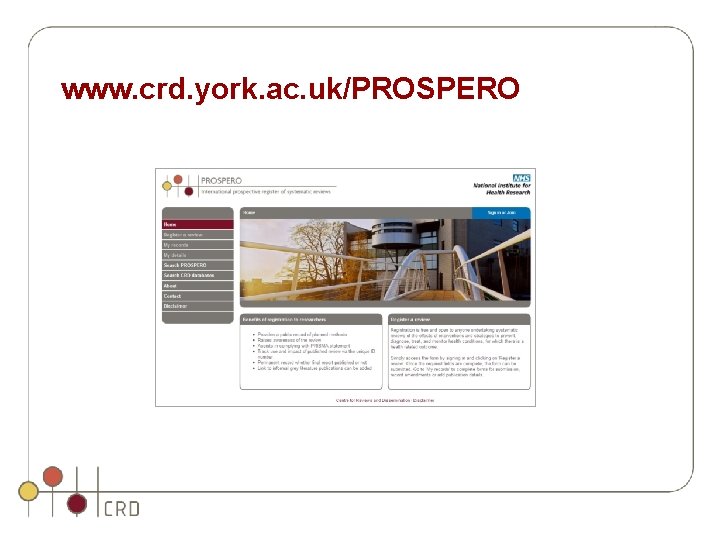 www. crd. york. ac. uk/PROSPERO 