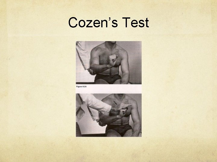 Cozen’s Test 