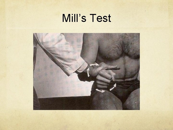 Mill’s Test 