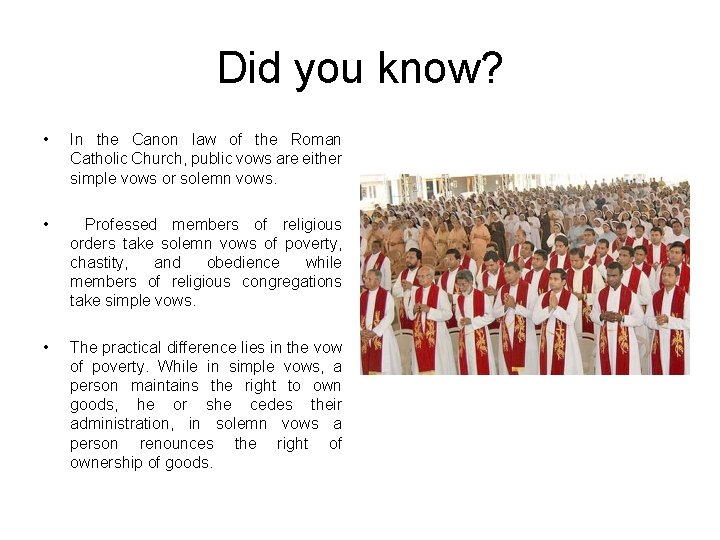 Did you know? • In the Canon law of the Roman Catholic Church, public