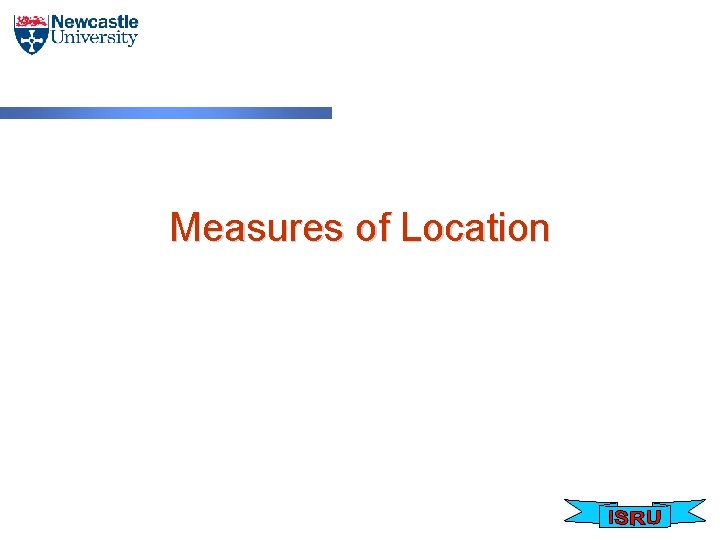 Measures of Location 