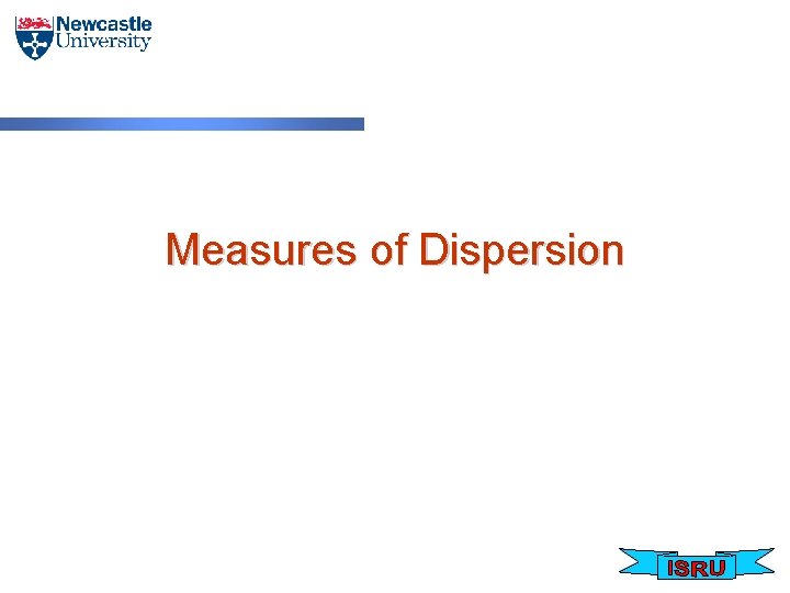Measures of Dispersion 