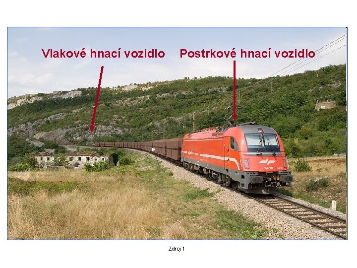 Vlakové hnací vozidlo Postrkové hnací vozidlo Zdroj 1 