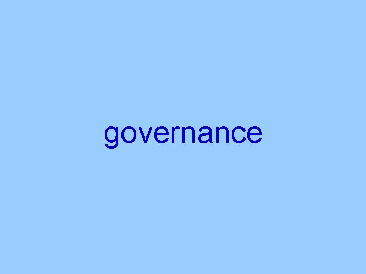 governance 