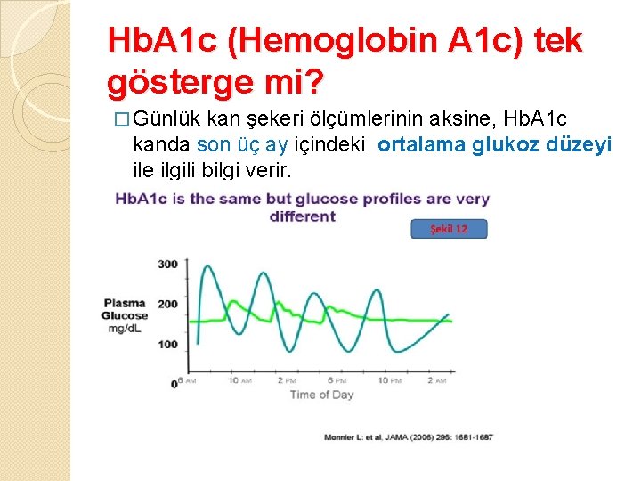 Hb. A 1 c (Hemoglobin A 1 c) tek gösterge mi? � Günlük kan
