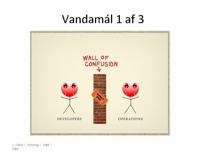Vandamál 1 af 3 | Deild | Kynning | Kafli | Síða 