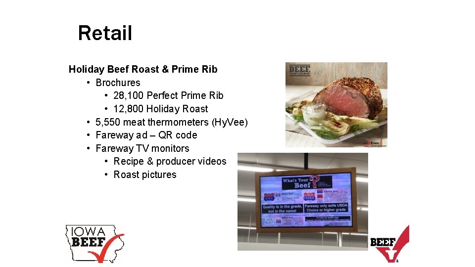 Retail Holiday Beef Roast & Prime Rib • Brochures • 28, 100 Perfect Prime