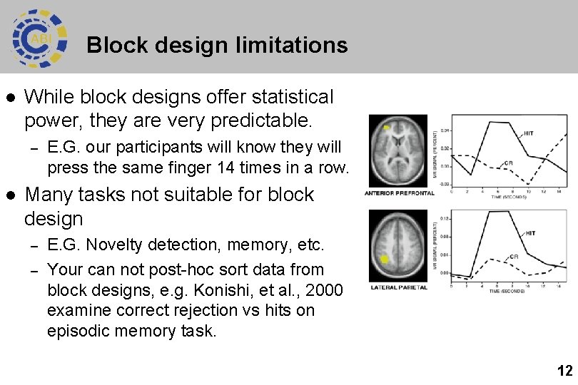 Block design limitations l While block designs offer statistical power, they are very predictable.